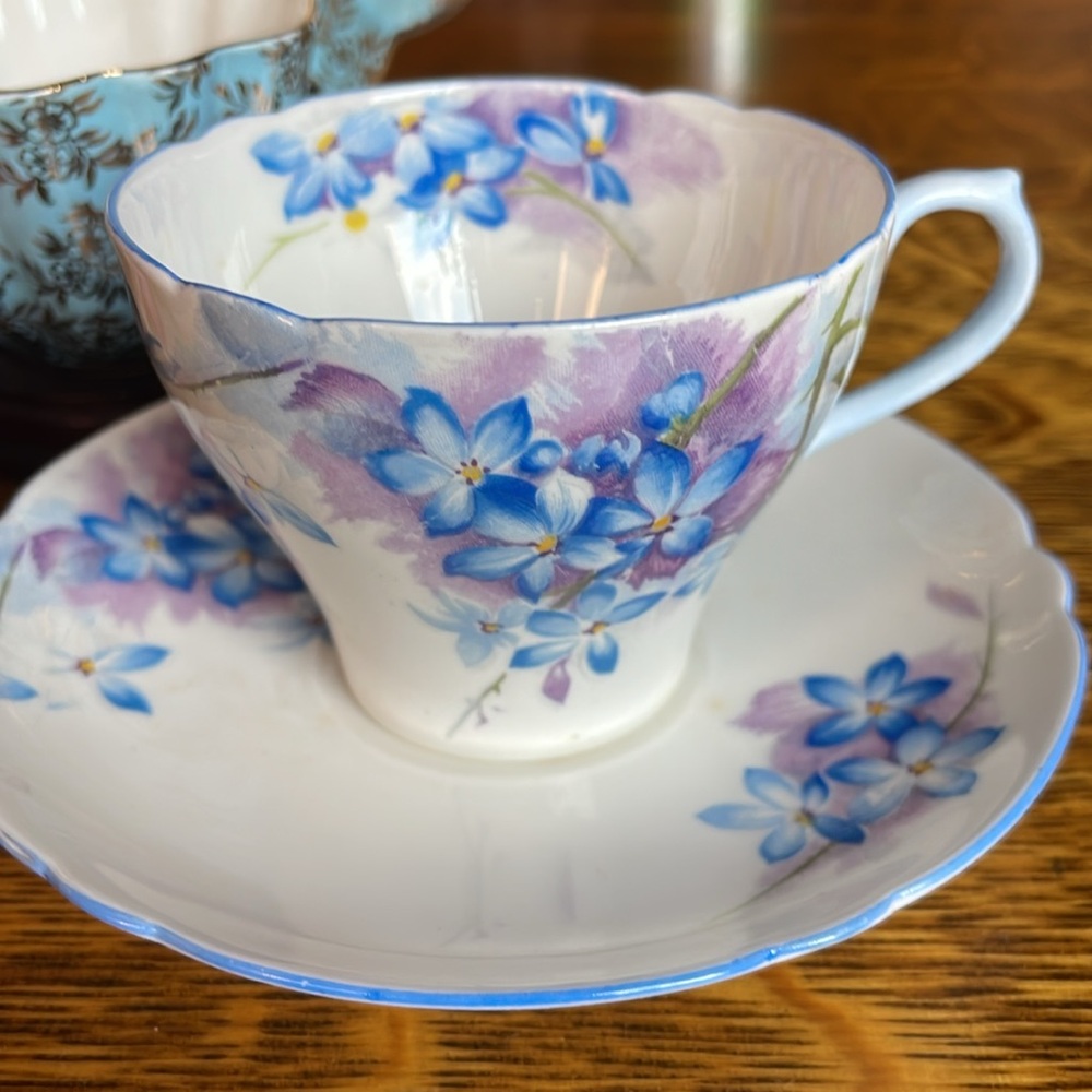 💚7 piece bundle of floral demitasse, coffee, tea cup & saucer espresso w/stand - Picture 3 of 11